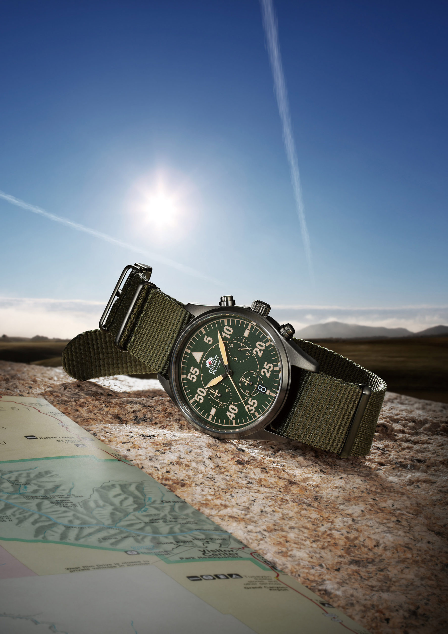 ORIENT adds three new flight style models with chronograph functions to its Sports Collection